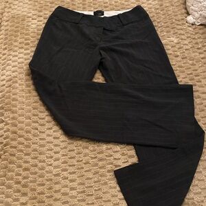 Black Pinstripe Dress Pants